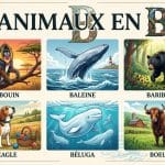 Animal en B : liste, fiches et Petit Bac